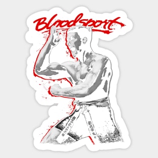Bloodsport action Sticker